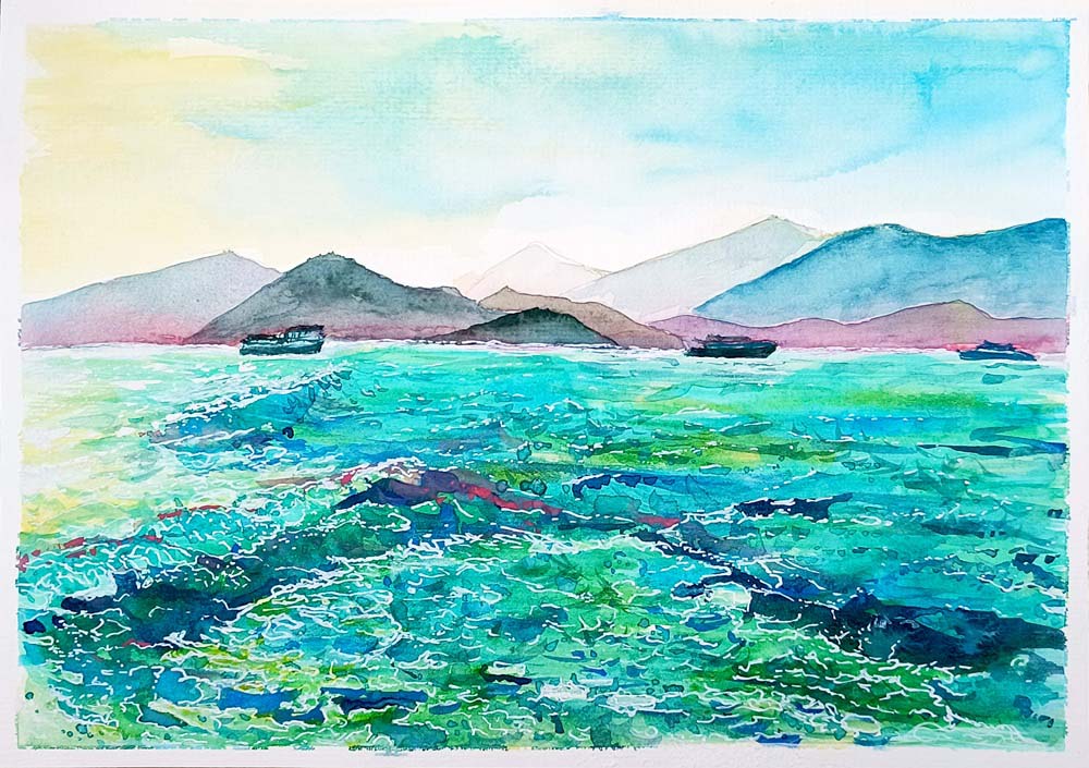 Hong Kong sea view