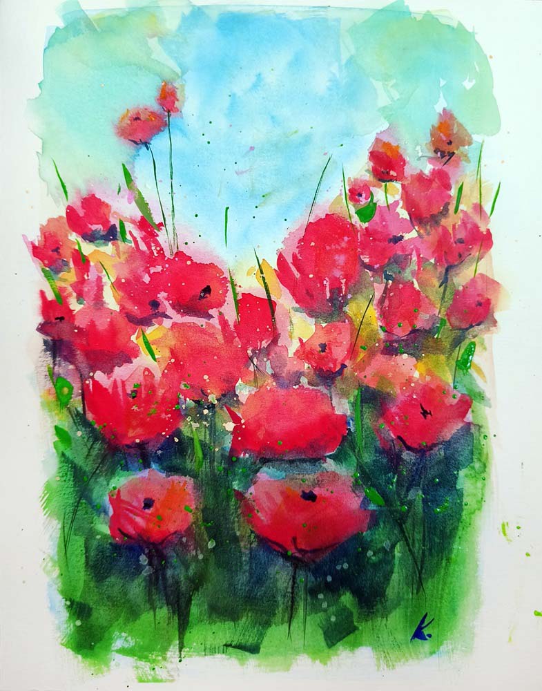 Poppy flowers